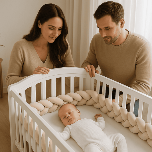 tresse-de-lit-bebe-endormi-dans-berceau-parents-attentionnes-chambre-apaisante-nidbeige