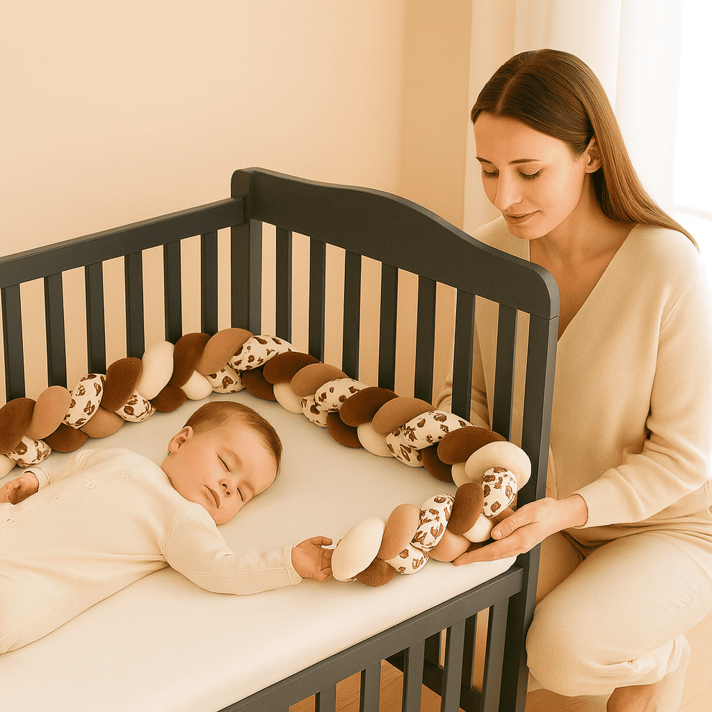 tresse-de-lit-bebe-marron-blanc-lit-noir-sommeil-securise-chambre-apaisante-horizon-douceur