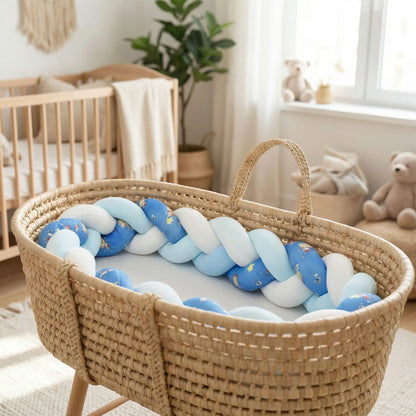 tresse-de-lit-bebe-panier-moses-bleu-blanc-imprime-nid-securise-reve-feutre