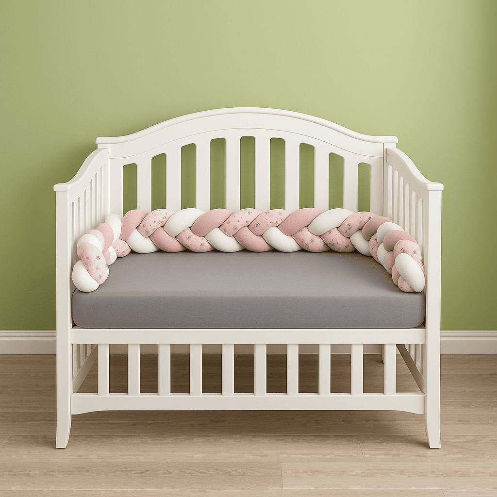 tresse-de-lit-bebe-rose-blanc-rose-fleuri-dans-berceau-petit-nid