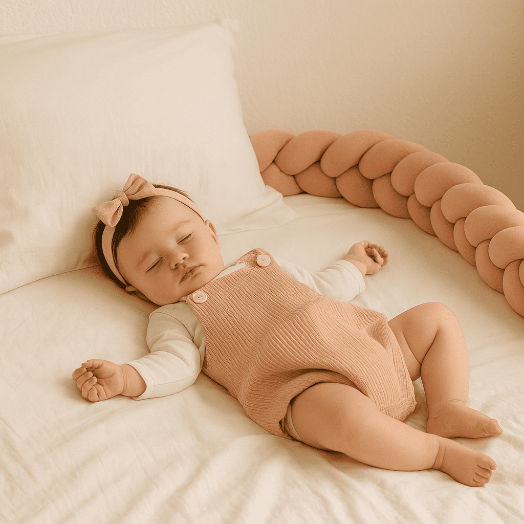 tresse-de-lit-bebe-rose-clair-bebe-endormi-tenue-rose-murmure-de-coton