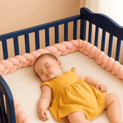 tresse-de-lit-bebe-rose-lit-bleu-bebe-dormant-securite-murmure-de-coton