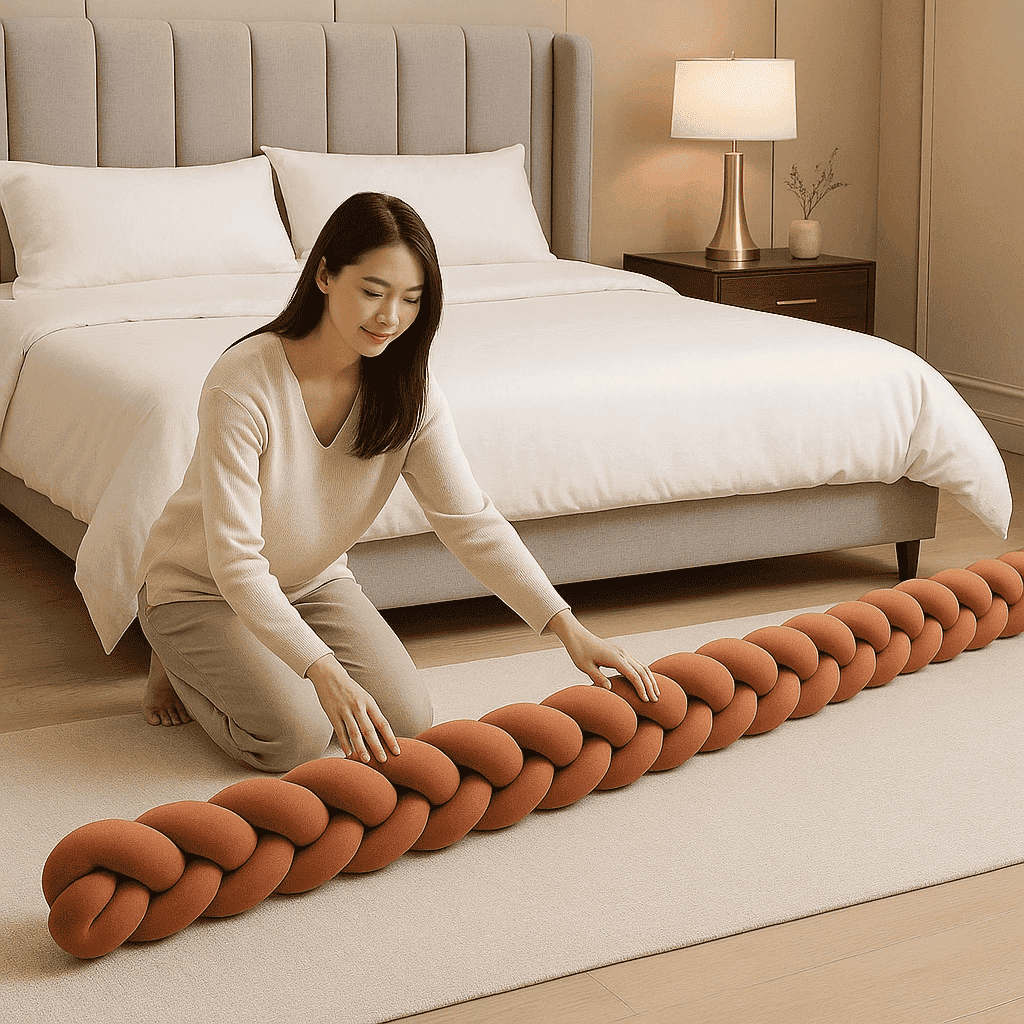 tresse-de-lit-marron-decoration-chambre-bebe-ambiance-chaleureuse-nuit-magique