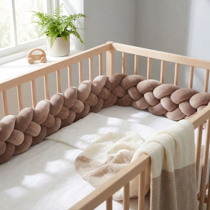 tresse-de-lit-marron-lit-bebe-en-bois-clair-couverture-sable-chamallow