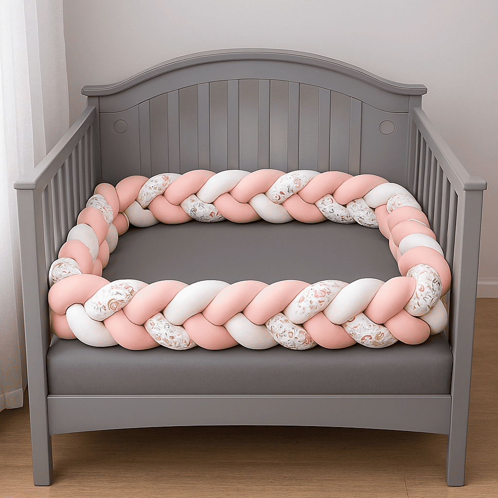 tresse-de-lit-rose-blanc-dans-berceau-gris-rosemotifs