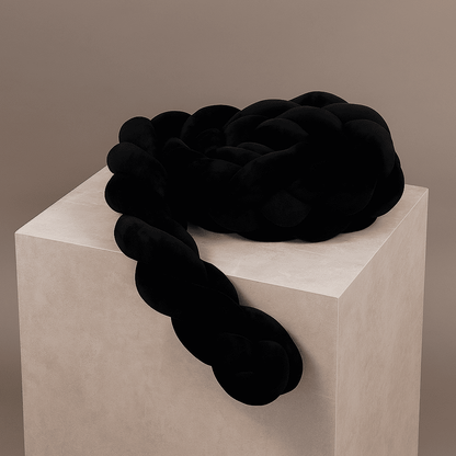 tresse-lit-4m-couleur-noir-pose-sur-une-table-pour-exposition-blanche-regina