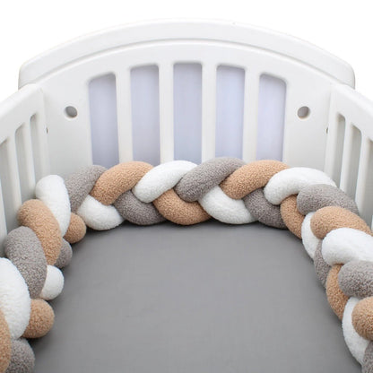 tresses-de-lit-bebe-gris-beige-blanc-bim